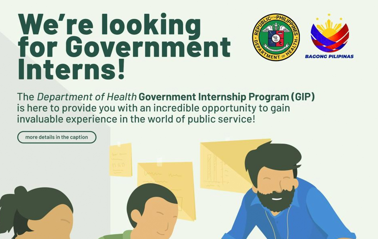 DOH is hiring government interns