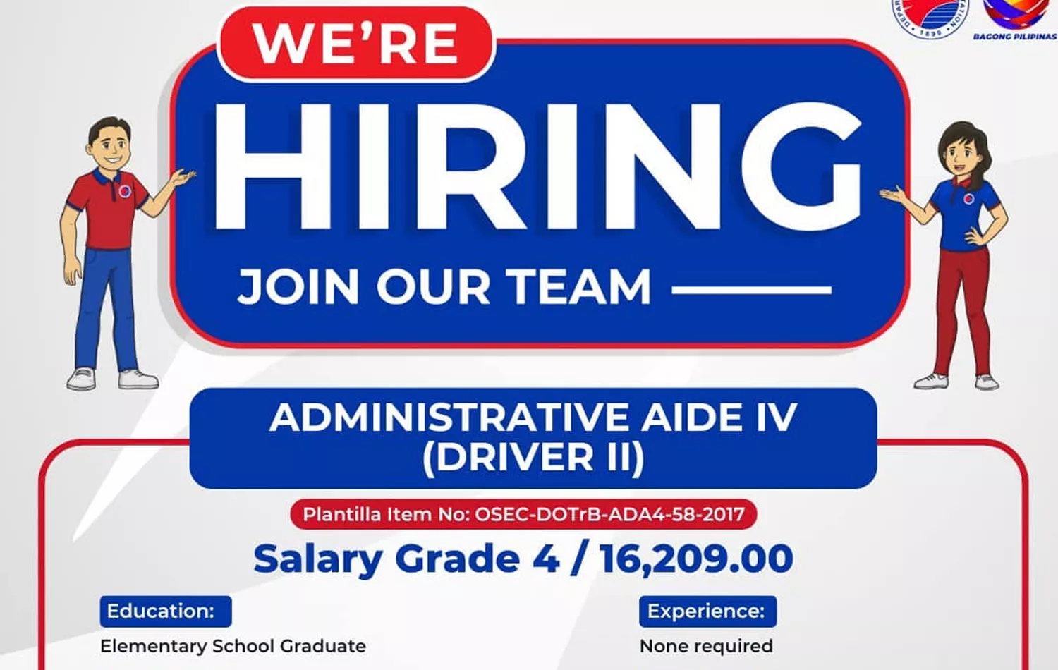 DOTr is Hiring