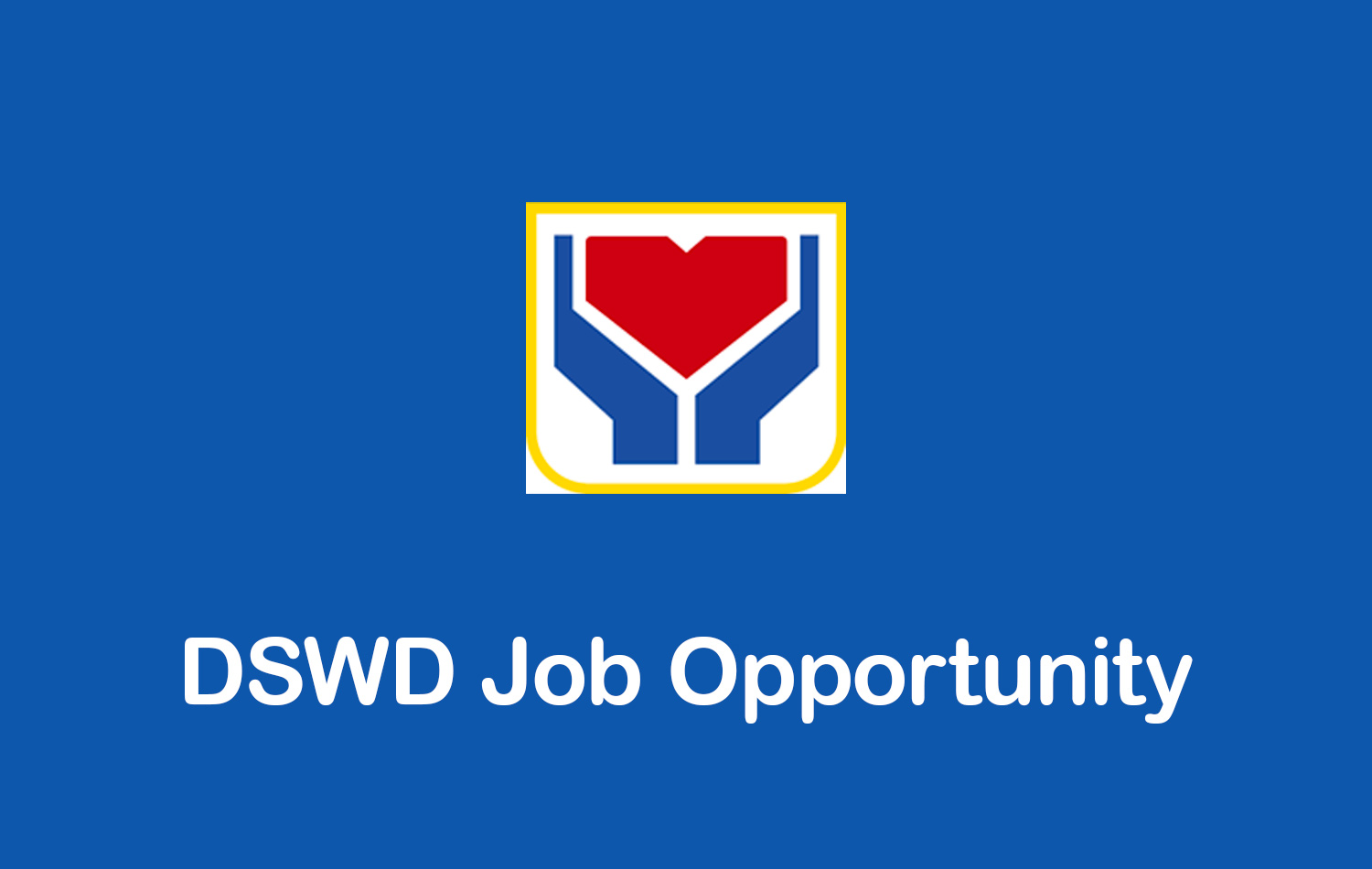 DSWD is Hiring