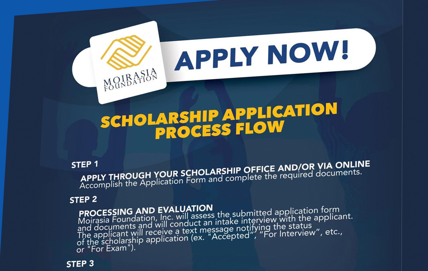 Moirasia Scholarship Program