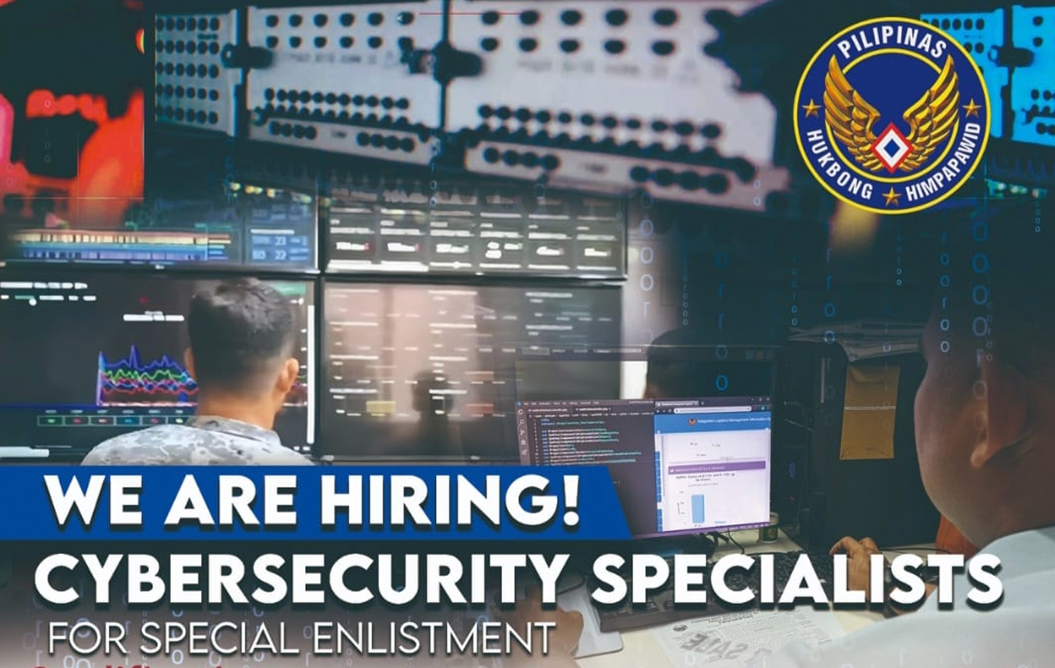 Philippine Air Force (PAF) is looking for Cybersecurity Specialists