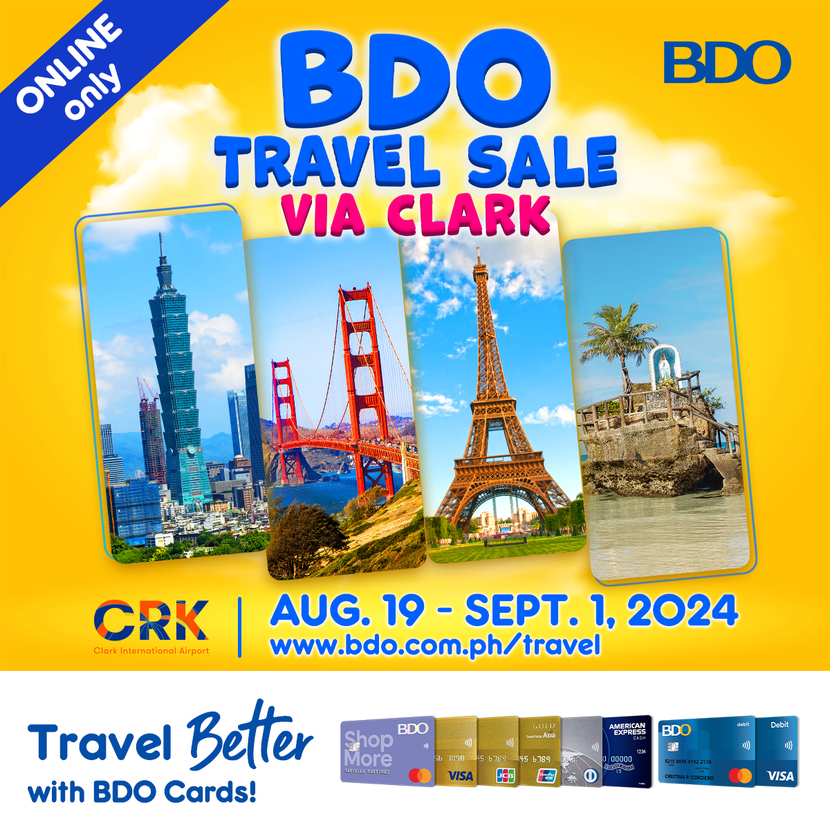 BDO Travel Sale via Clark