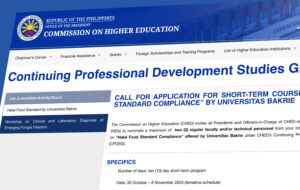 CHED Scholarship- 5-Day Short-Term Program in Malaysia