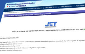 2025 JET programme