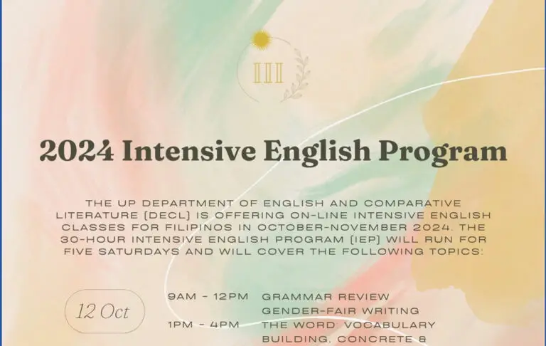 UP Diliman - Intensive English Program (IEP)