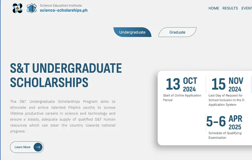 DOST Scholarship 2025