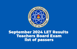 September 2024 Let Results