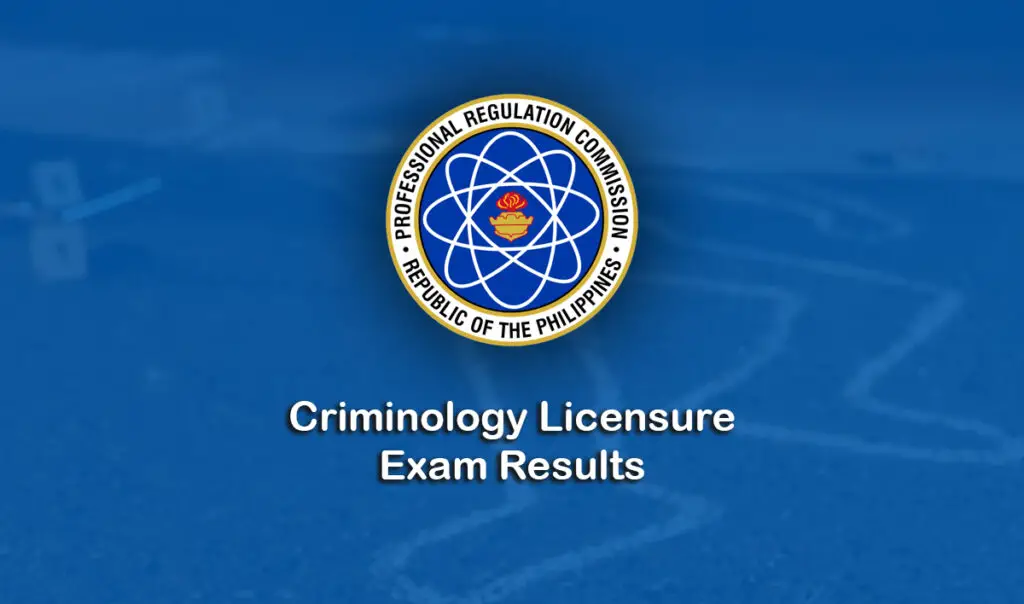 CLE RESULTS February 2025 Criminology Licensure Exam List of Passers