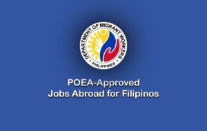 DMW Approved Jobs Abroad