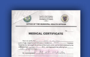 Medical Certificate