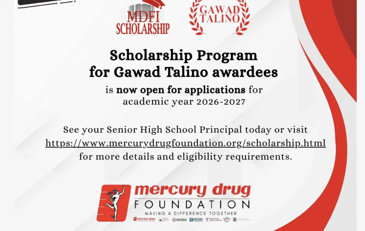 Mercury Drug Scholarship Gawad Talino